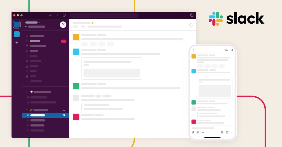 Remote work tools - Slack for messaging