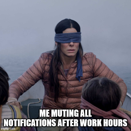 Always mute notifications after work hours