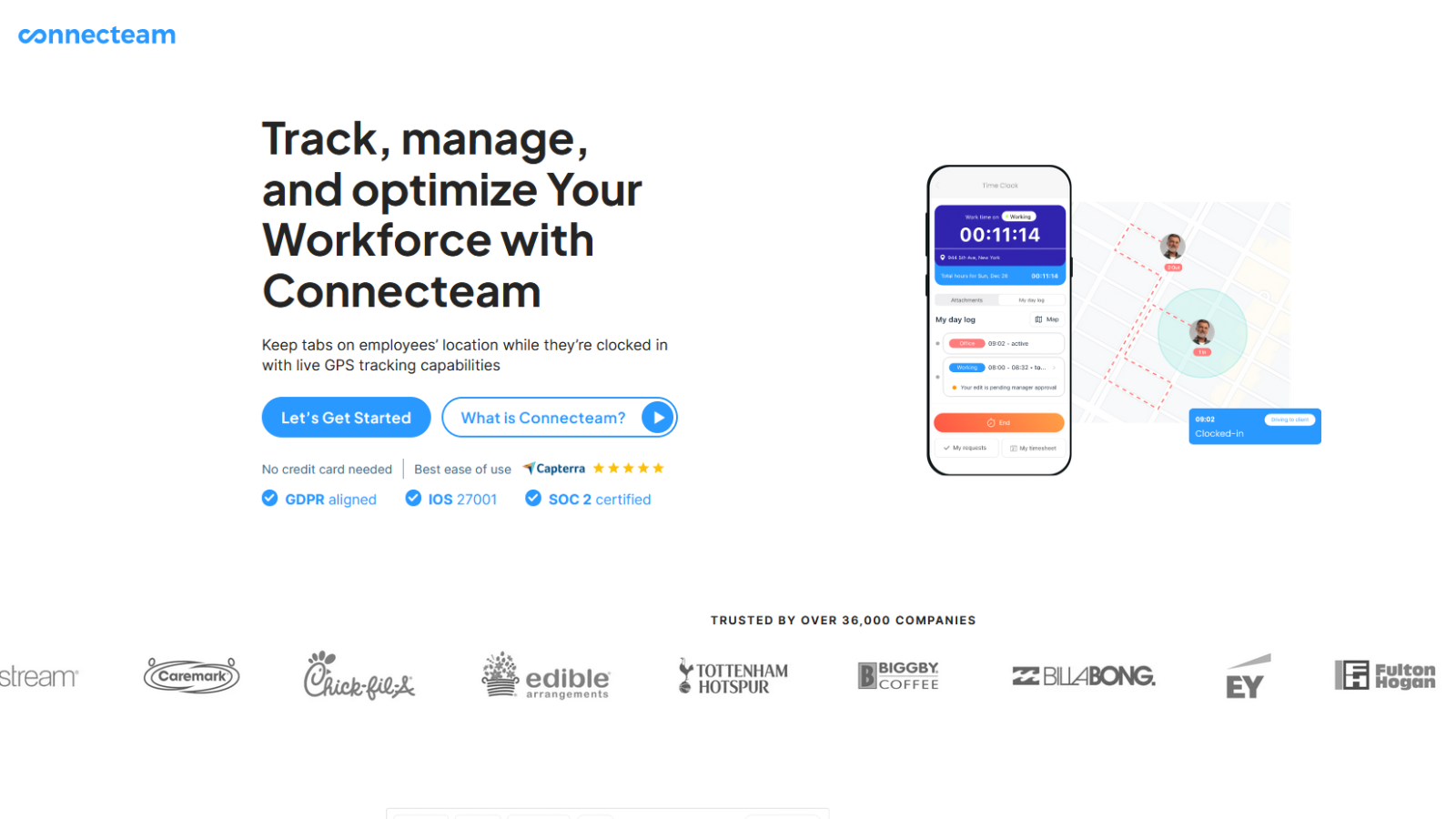 Connecteam is the Best Overall Remote Work Tracker