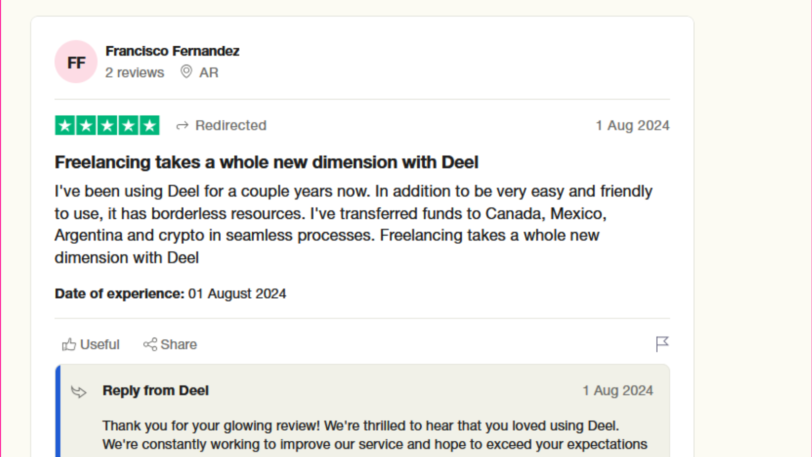 Deel Review - The User Experience